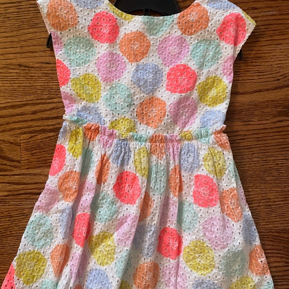 🎯Cat & Jack rainbow colored eyelet dress size 3T. Excellent condition 🎯 - Picture 5 of 6